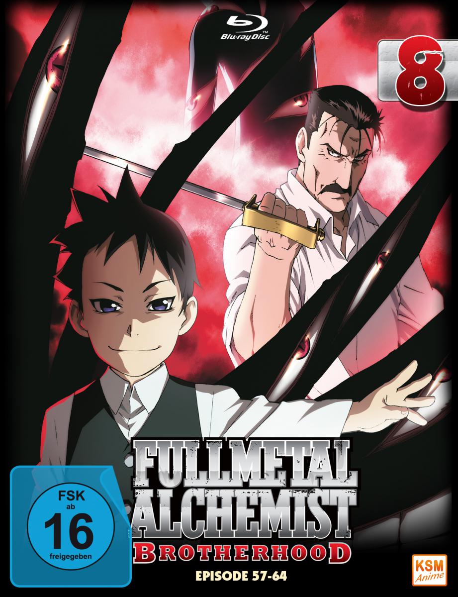 Fullmetal Alchemist: Brotherhood - Volume 8: Episode 57-64 (Limited Edition) Blu-ray Cover Fullmetal Alchemist: Brotherhood - Volume 8: Episode 57-64 (Limited Edition) Blu-ray Cover