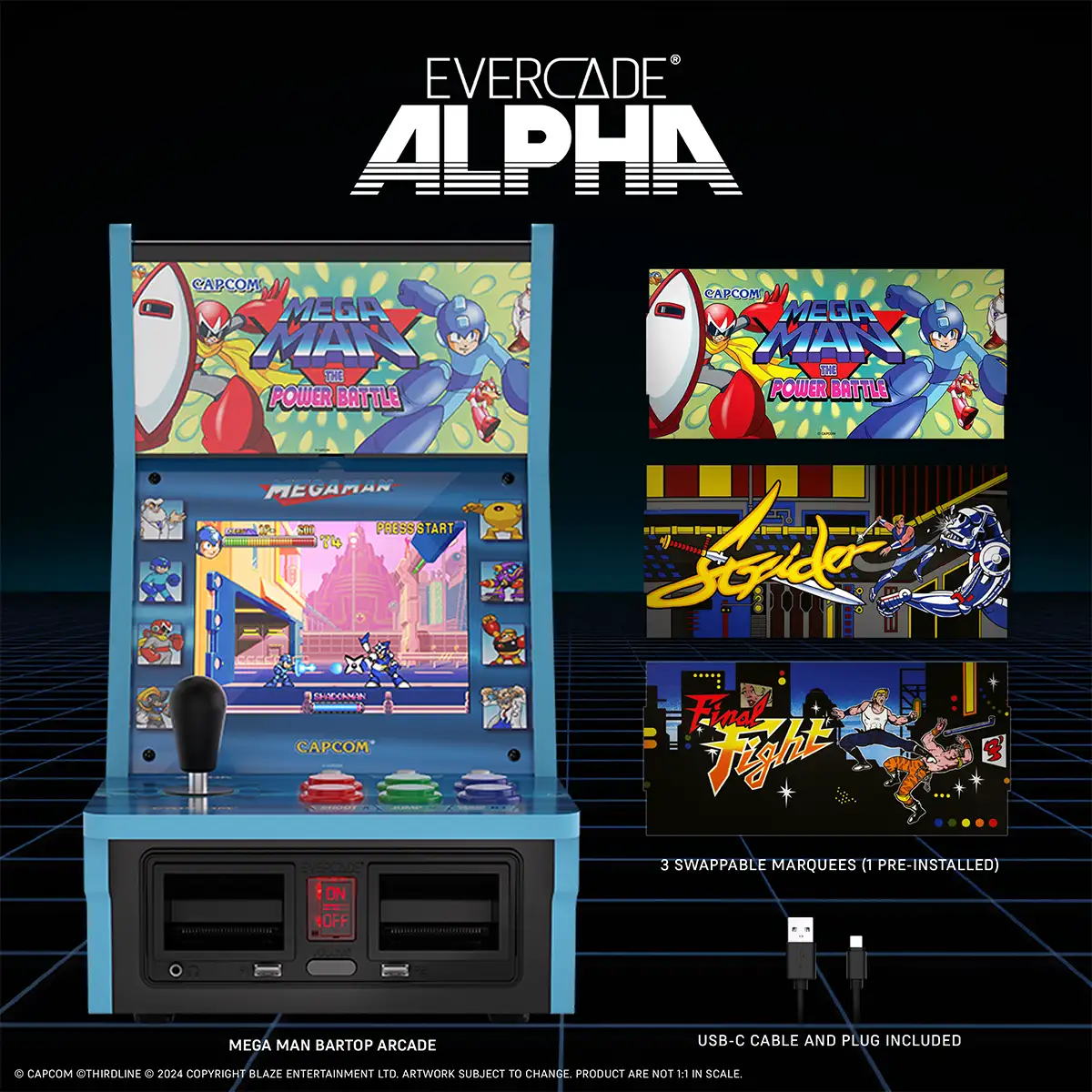 Blaze Evercade Alpha Mega Man Bartop Arcade Blaze Evercade Alpha Mega Man Bartop Arcade