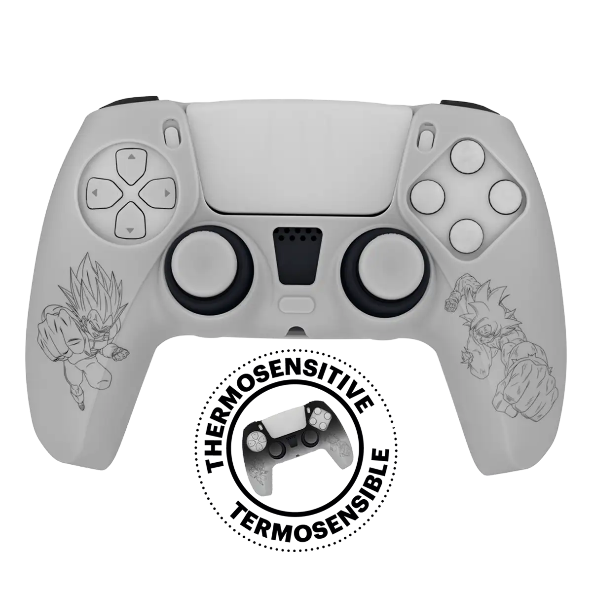 PS5 Dragon Ball Super Thermocromatic Silicone Skin + Grips Cover PS5 Dragon Ball Super Thermocromatic Silicone Skin + Grips Cover