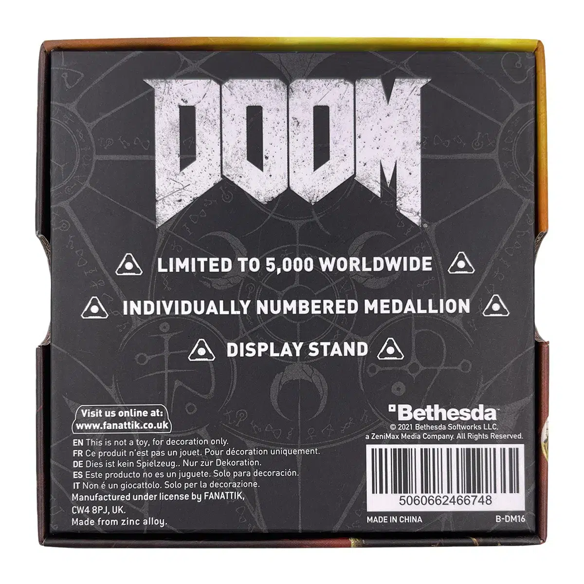 1070320-doom-medallion-baron-of-hell-back DOOM Medallion "Baron of Hell"