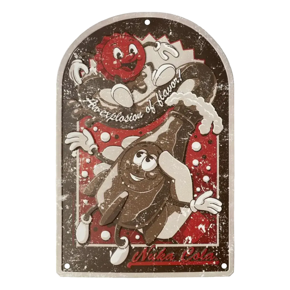 Fallout Metal Sign "Vintage Ad"