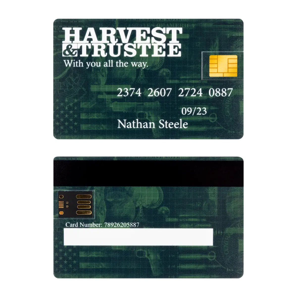 Payday USB Card Harvest & Trustee 8GB Cover Payday USB Card Harvest & Trustee 8GB Cover