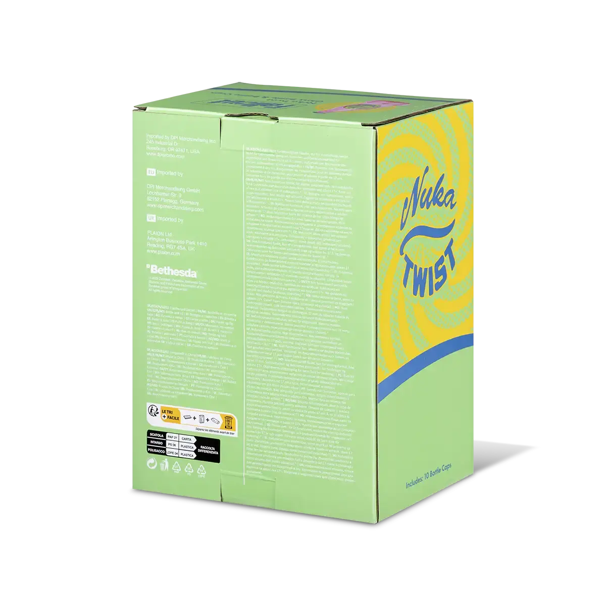 Fallout "Nuka Cola Twist" Glasflasche und Kronkorken