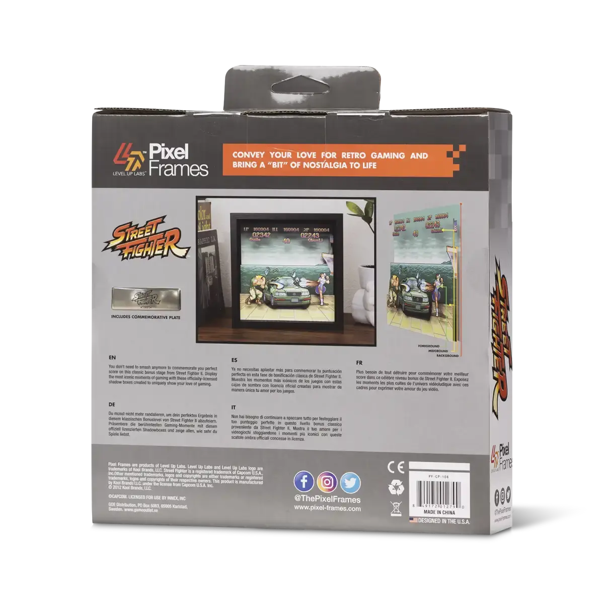 Pixel Frames Street Fighter "Car Scene" Pixel Frames Street Fighter "Car Scene"