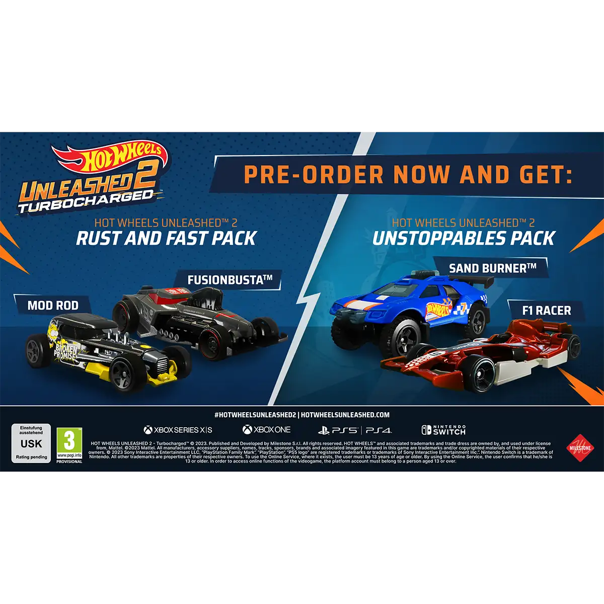 Hot Wheels Unleashed™ 2 Turbocharged Day One Edition (PS5) Hot Wheels Unleashed™ 2 Turbocharged Day One Edition (PS5)