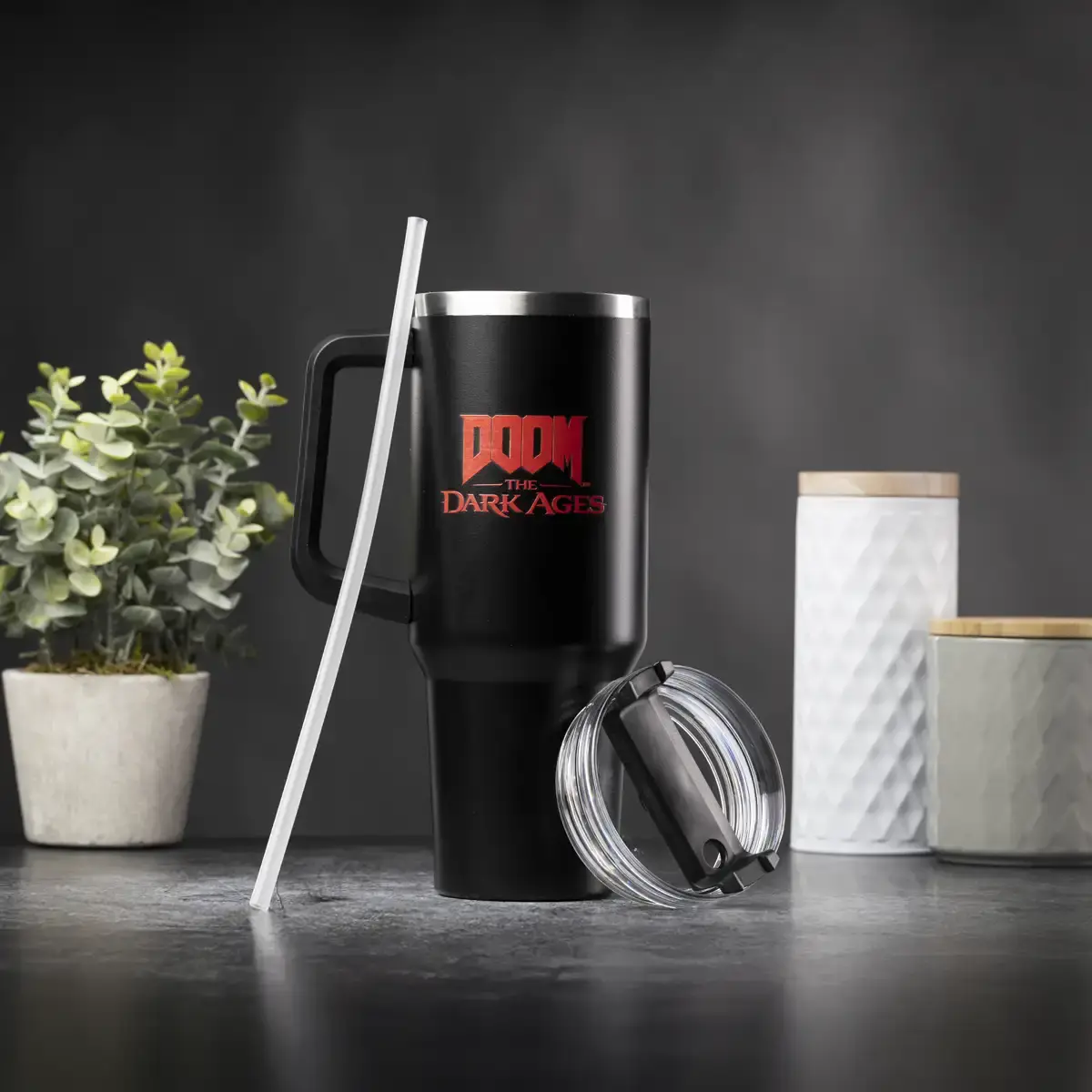 Doom The Dark Ages Insulated Mug "Shield" Doom The Dark Ages Insulated Mug "Shield"
