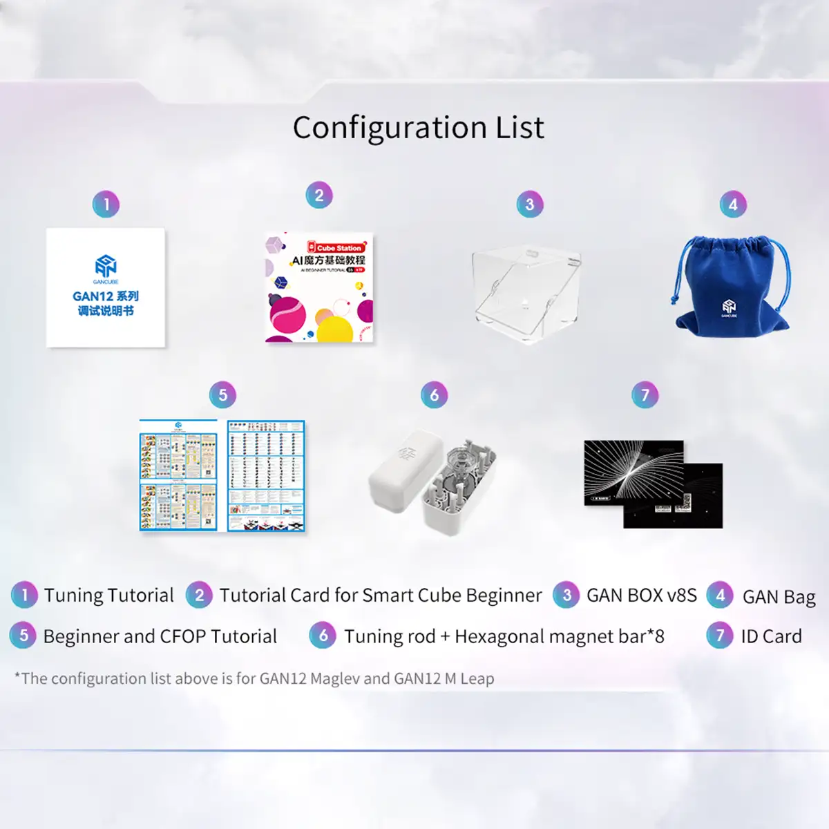3x3x3 Flagship GAN 12 Stickerless 3x3x3 Flagship GAN 12 Stickerless