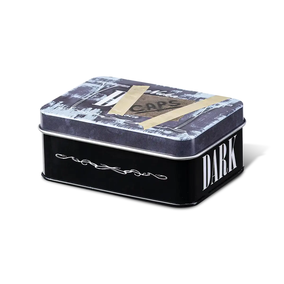 Fallout Kronkorken Reihe "Nuka Cola Dark" mit Sammelbüchse Fallout Kronkorken Reihe "Nuka Cola Dark" mit Sammelbüchse