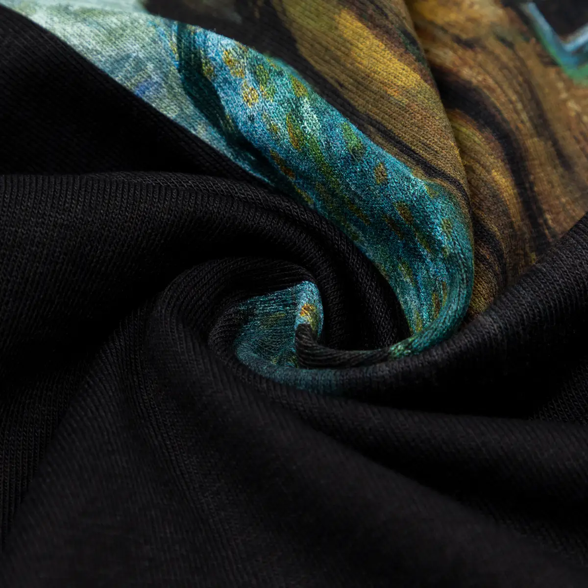 The Witcher T-Shirt "Geralt van Gogh Art, black" Image 5