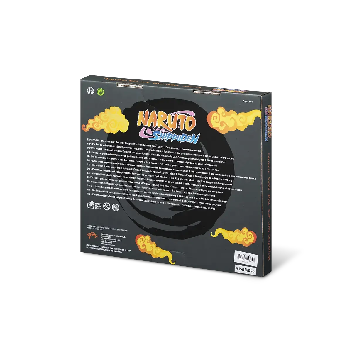 Naruto Shippuden Sushi Set schwarz/weiß