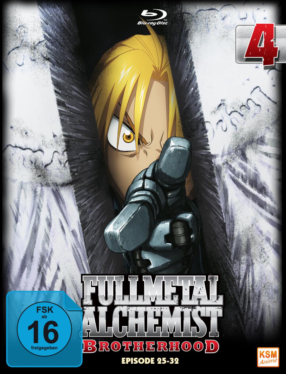 Fullmetal Alchemist: Brotherhood - Volume 4: Episode 25-32 (Limited Edition) Blu-ray Cover