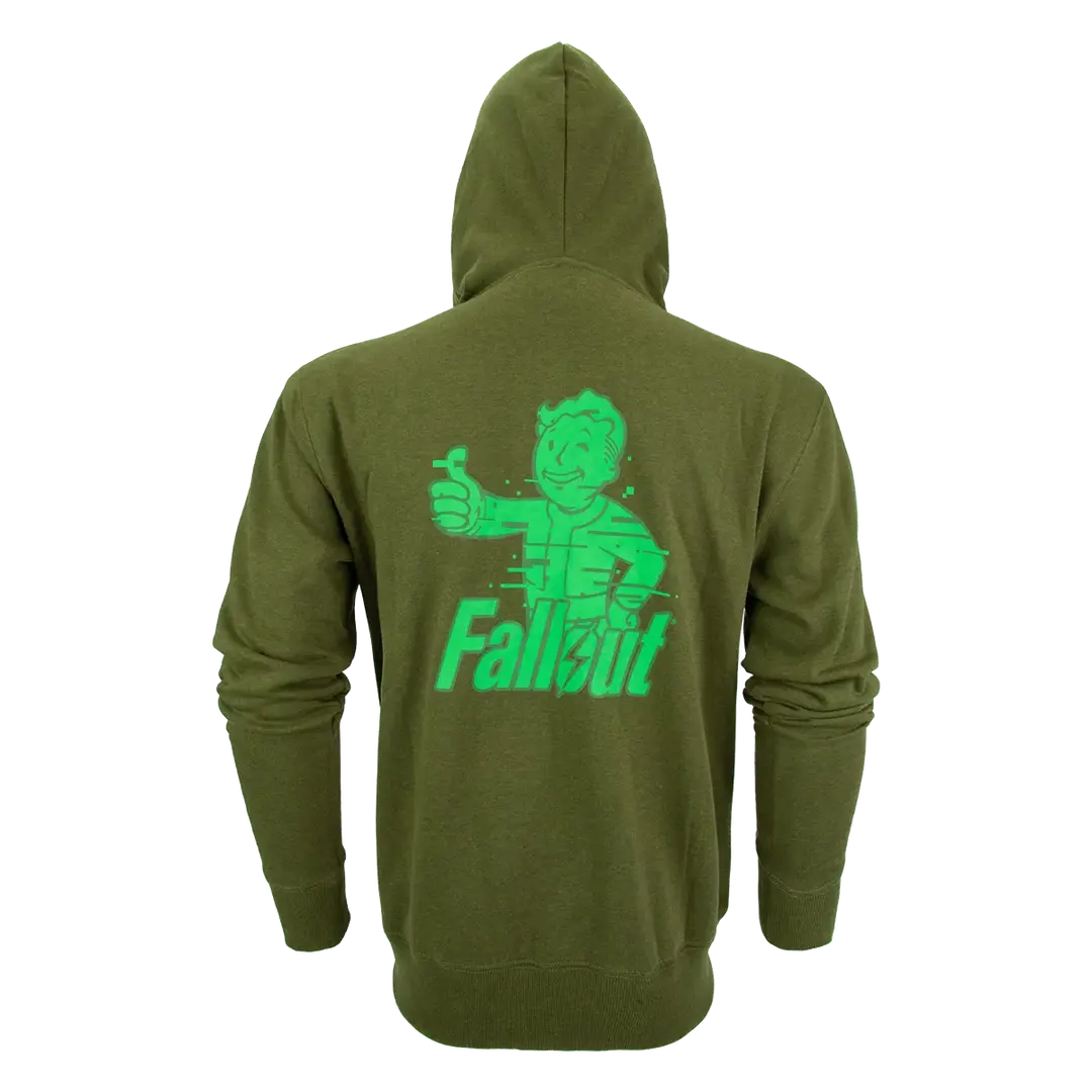 Fallout Analog Pip-Boy Zip Up Hoodie S Fallout Analog Pip-Boy Zip Up Hoodie S