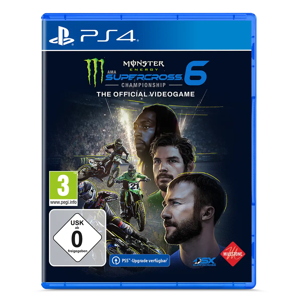 Monster Energy Supercross - The Official Videogame 6 (PS4) Cover Monster Energy Supercross - The Official Videogame 6 (PS4) Cover