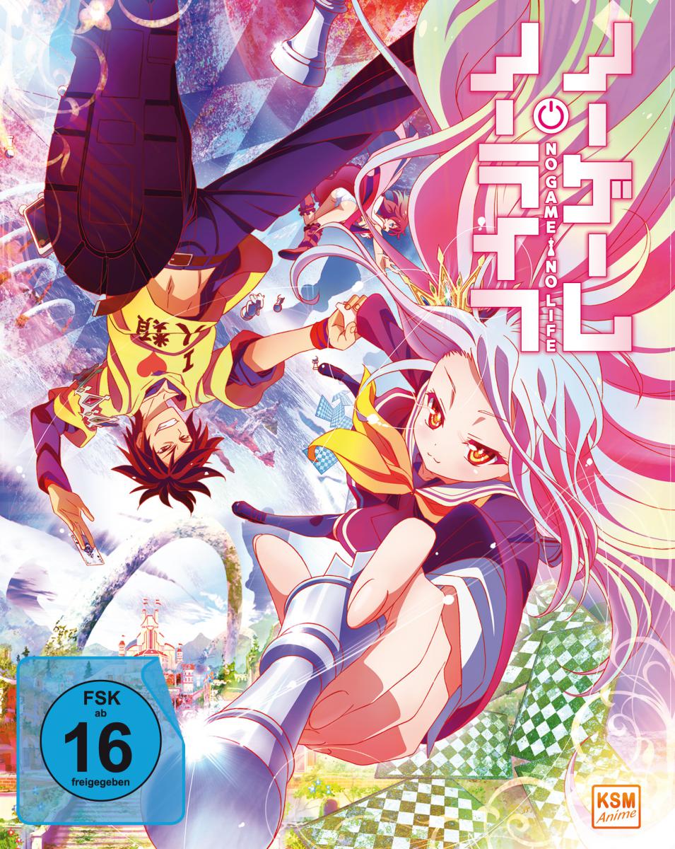 No Game No Life - Gesamtedition: Episode 01-12 Blu-ray Cover