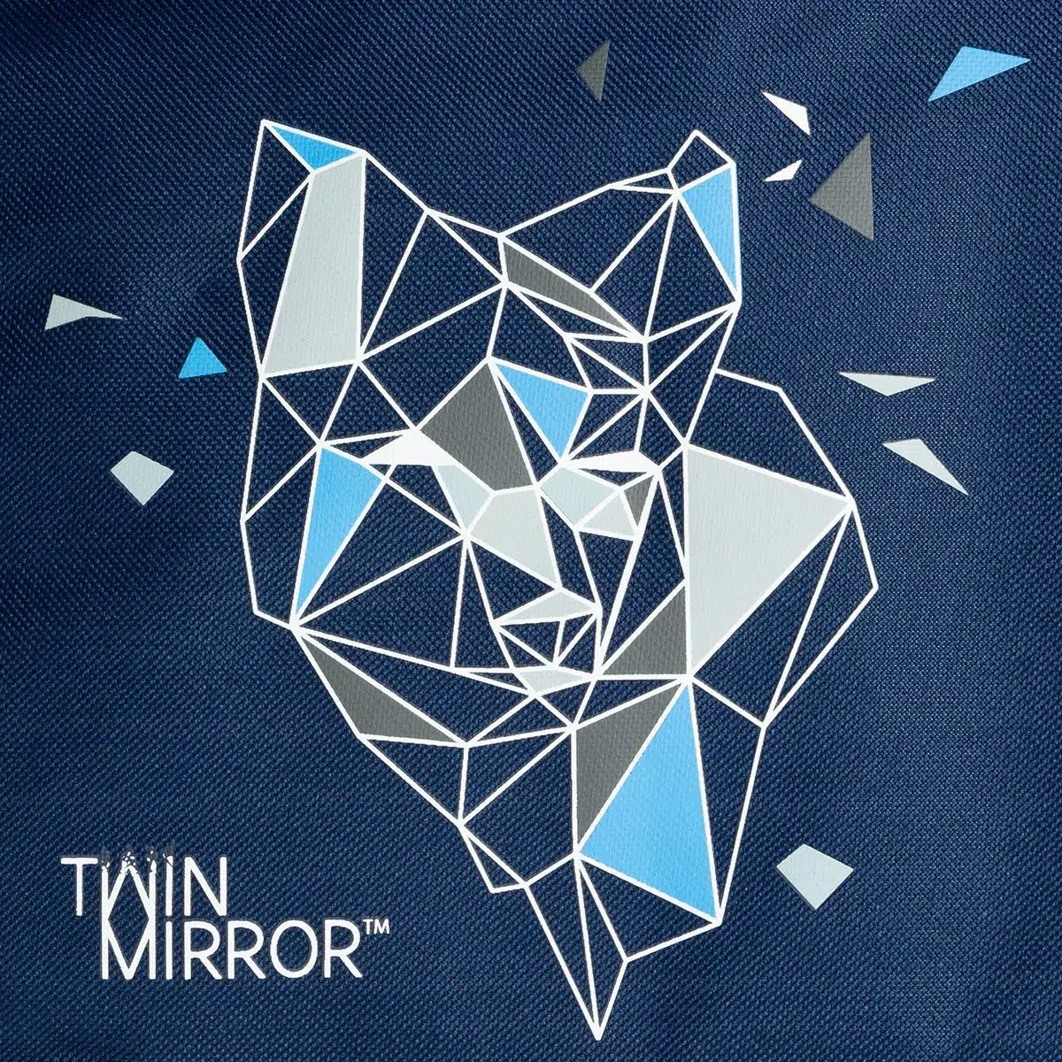Twin Mirror Messenger Bag "Fractal Fox" Image 6