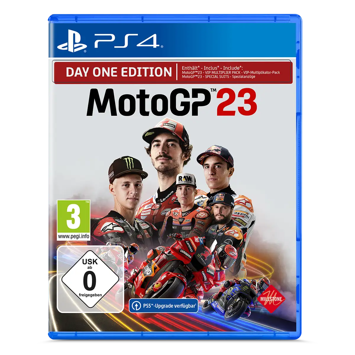 MotoGP 23 Day One Edition (PS4) Cover MotoGP 23 Day One Edition (PS4) Cover