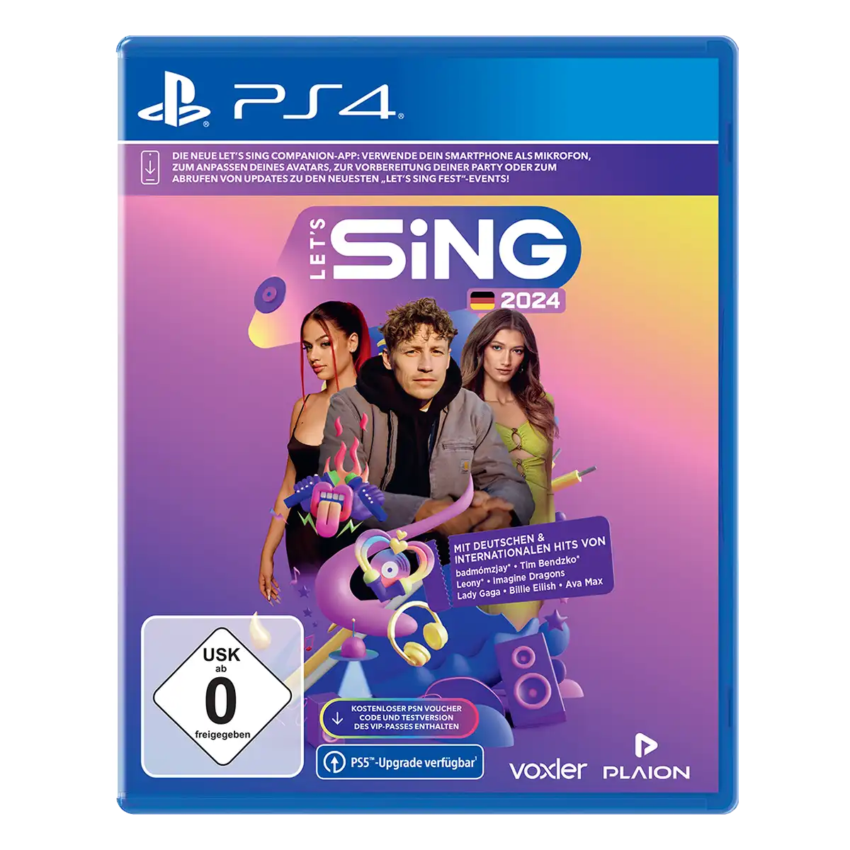 Let's Sing 2024 German Version (PS4) Cover