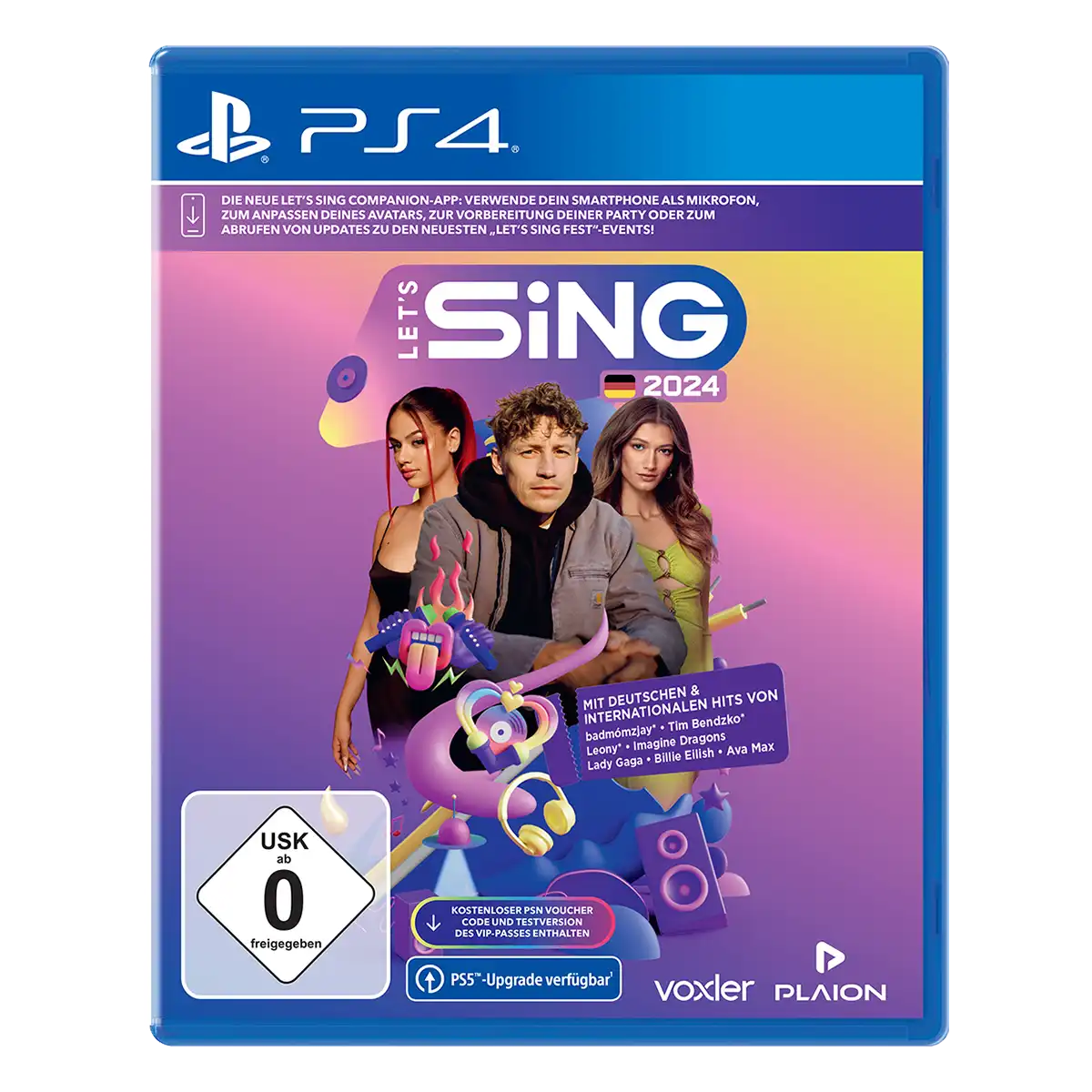 Let's Sing 2024 German Version (PS4) Cover Let's Sing 2024 German Version (PS4) Cover