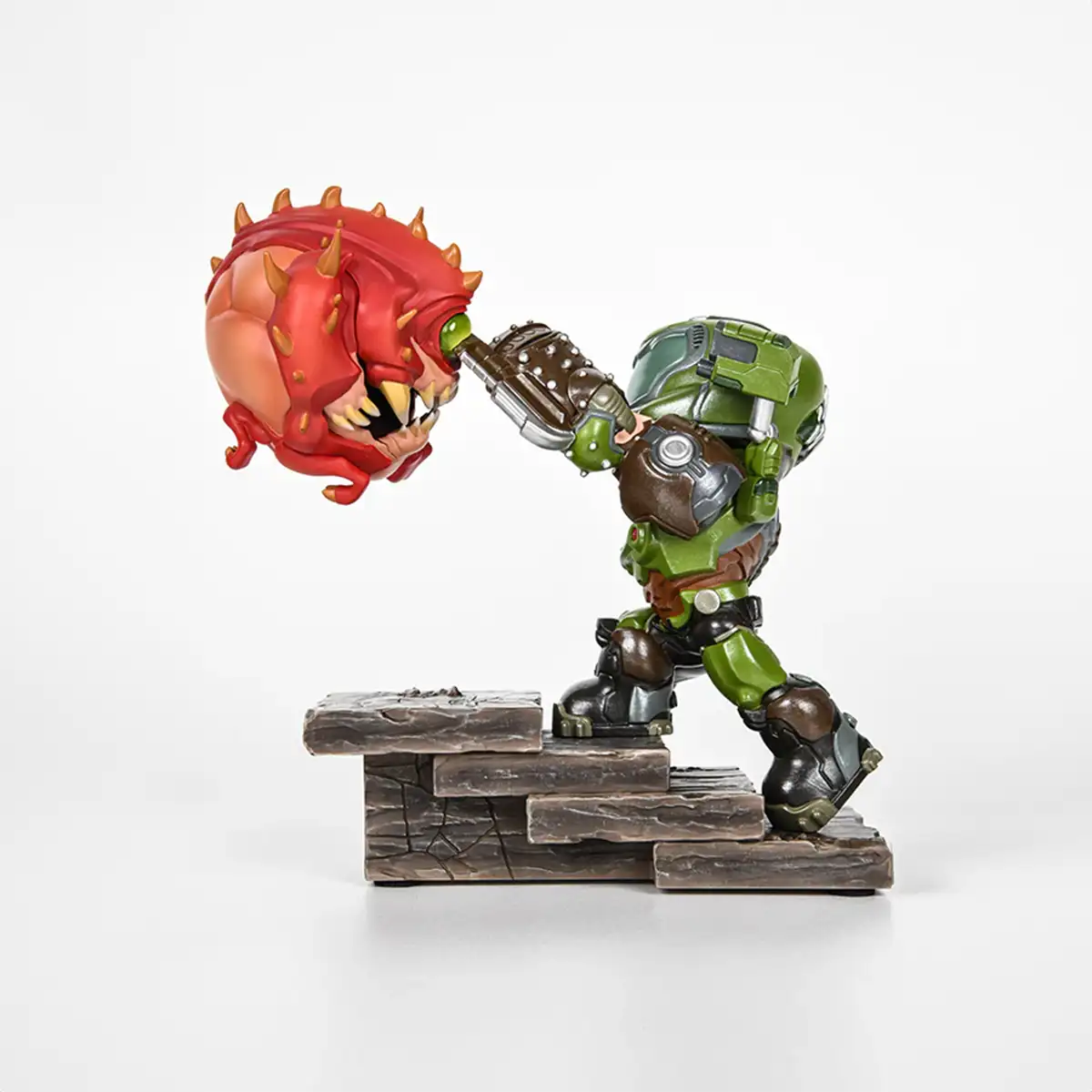 DOOM Eternal Slayer vs. Cacodemon Mini Collectible Figure Image 6