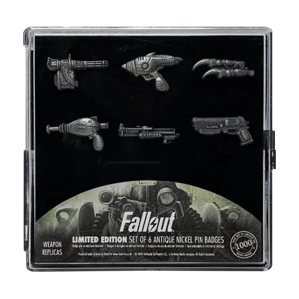 Fallout Pin Badge Set "Weapons"