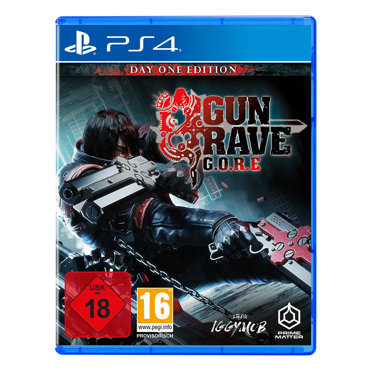 Gungrave: G.O.R.E. Day One Edition (PS4) Cover Gungrave: G.O.R.E. Day One Edition (PS4) Cover