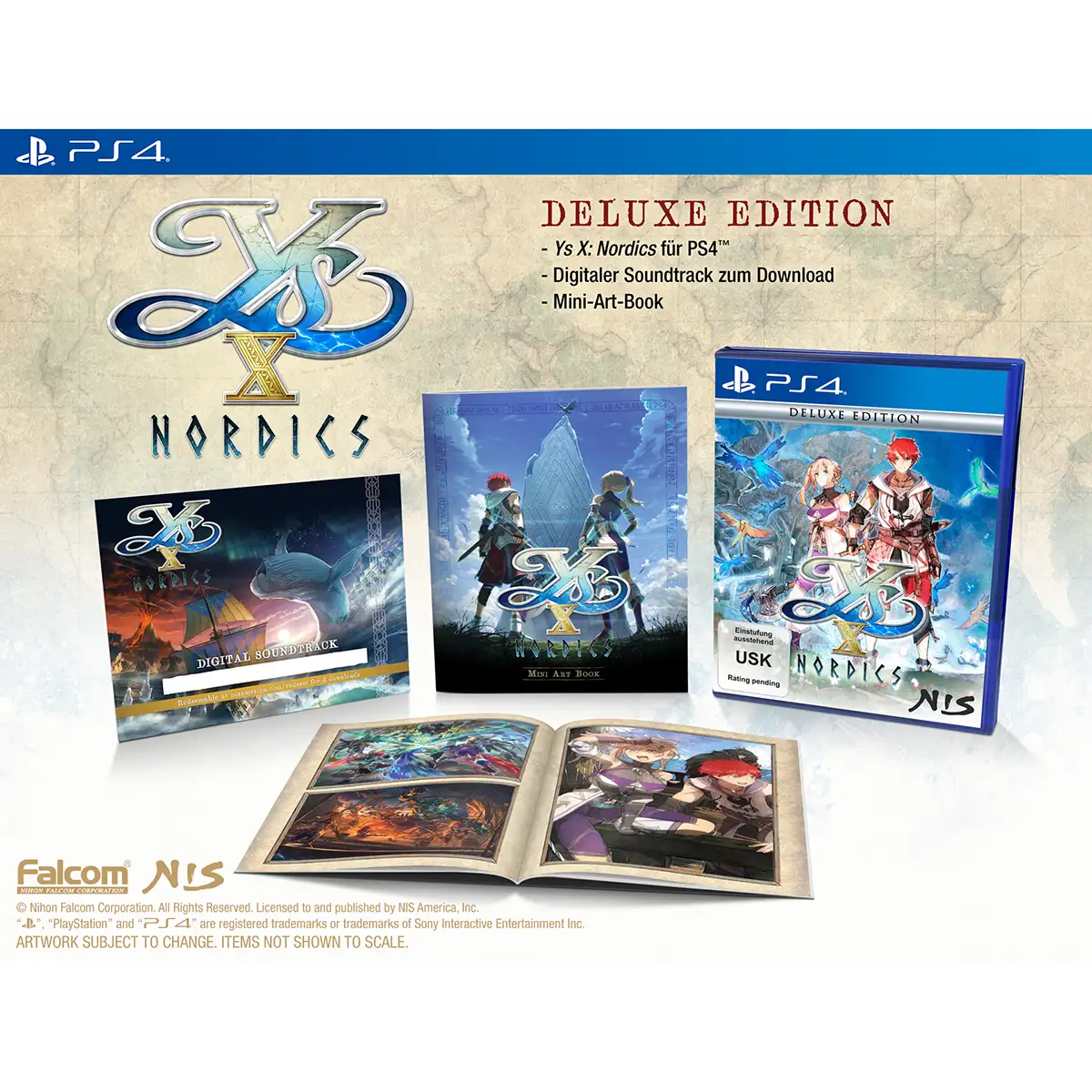 Ys X: Nordics - Deluxe Edition (PS4) Image 2