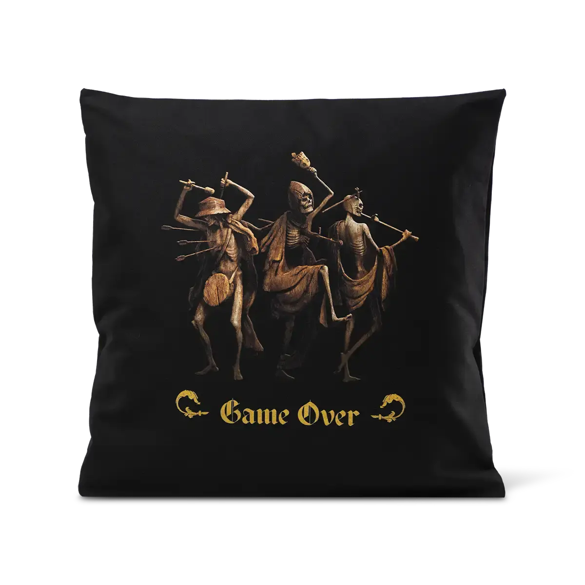 Kingdom Come: Deliverance II Kissen "Game Over" Schwarz Kingdom Come: Deliverance II Kissen "Game Over" Schwarz