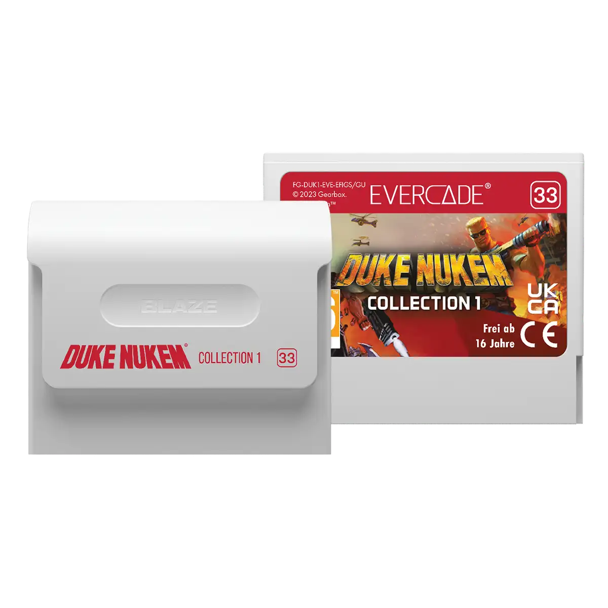 Blaze Evercade Duke Nukem Collection 1 Cartridge Image 2