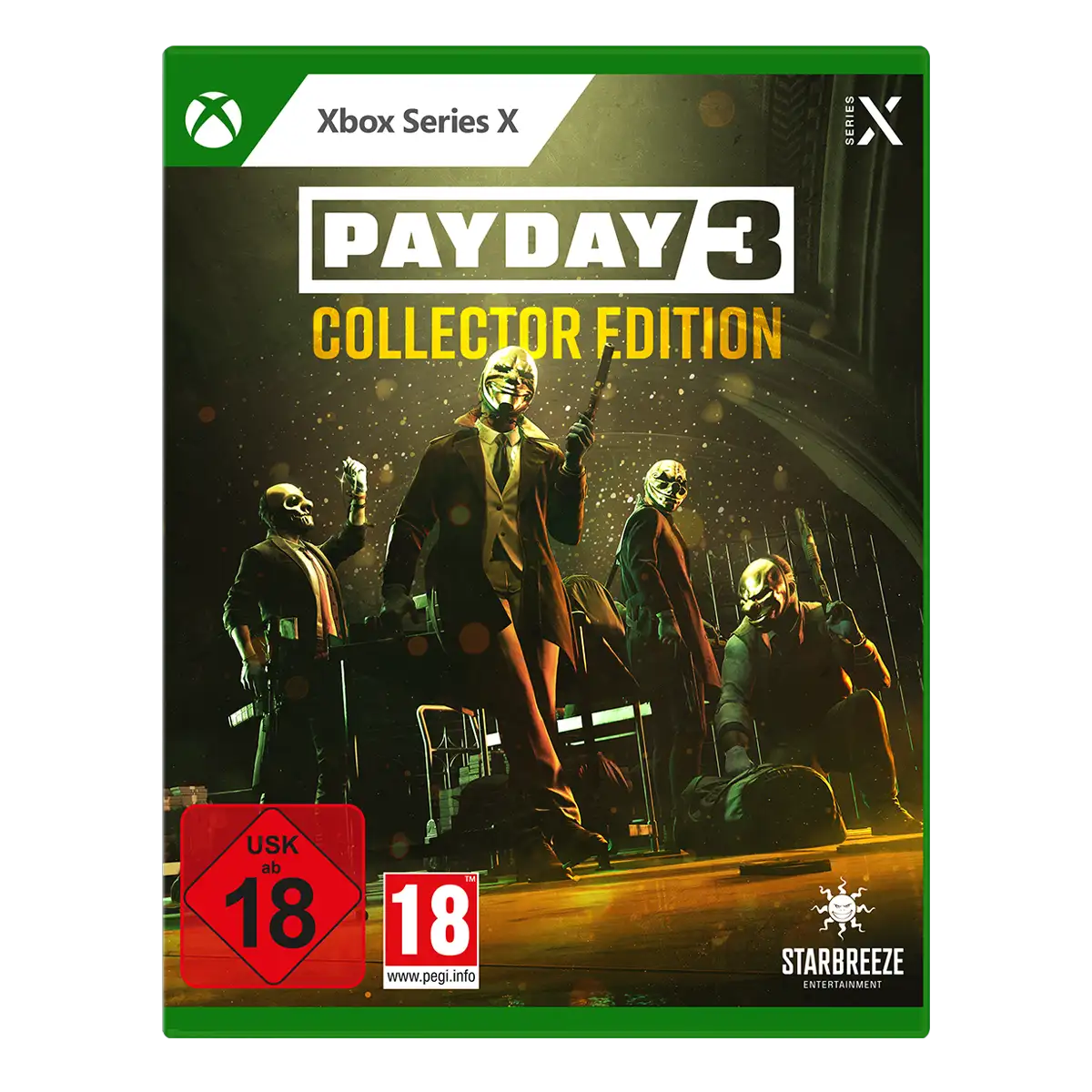 PAYDAY 3 Collector's Edition (Xbox Series X) Cover PAYDAY 3 Collector's Edition (Xbox Series X) Cover