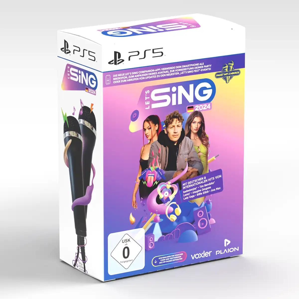 Let's Sing 2024 German Version [+ 2 Mics] (PS5) Cover