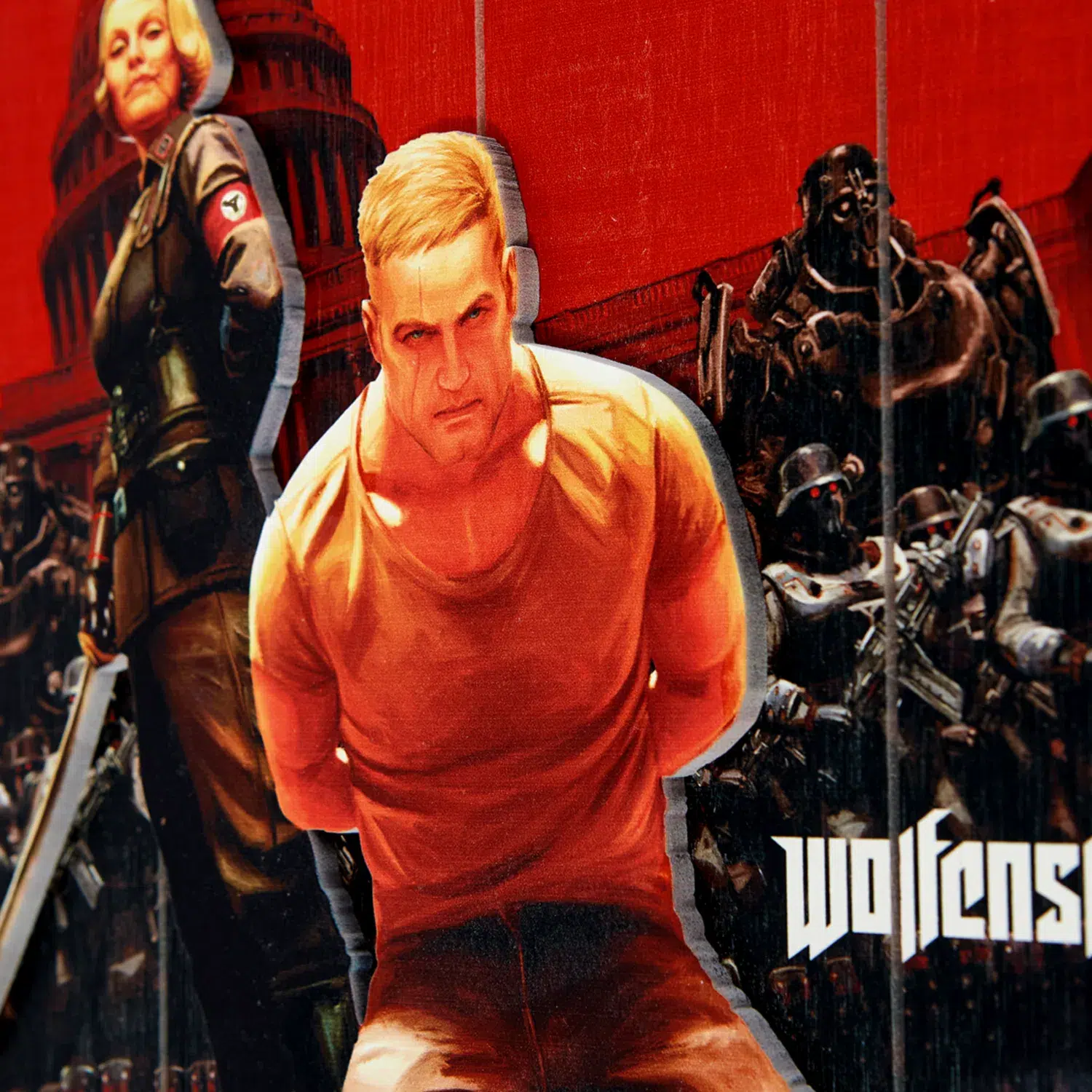 Wolfenstein The New Colossus WoodArts "Key Art" 3D Print Image 3
