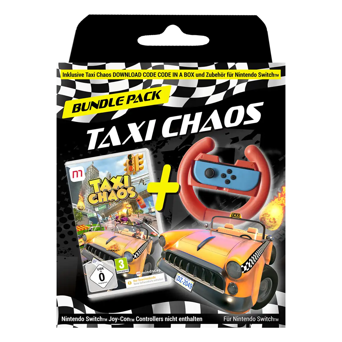 Taxi Chaos Racing Wheel Bundle (Switch)