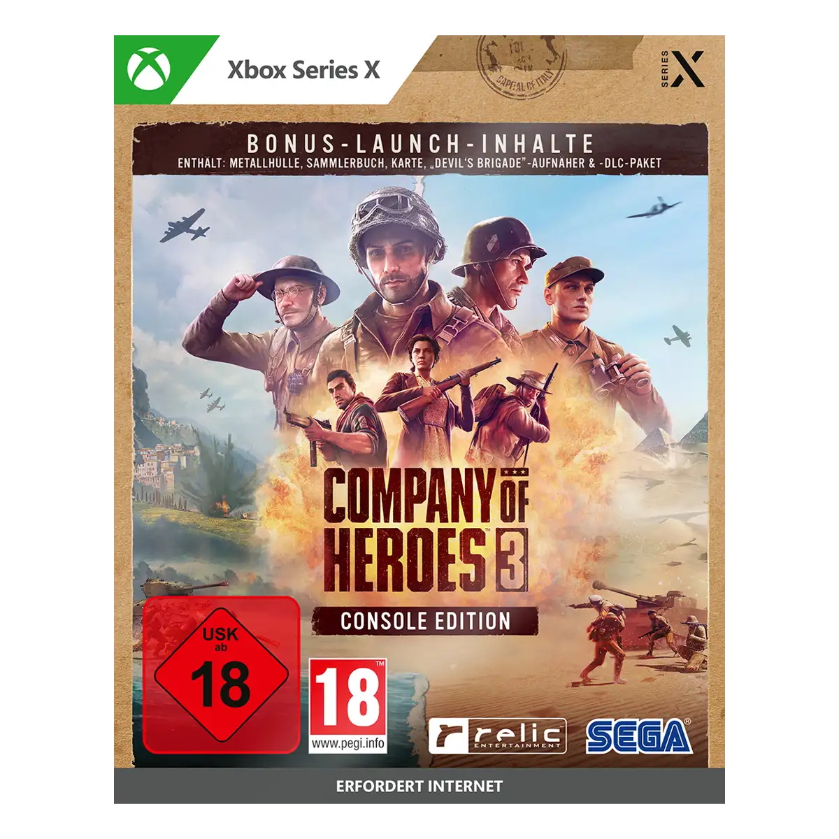 Company of Heroes 3 Launch Edition (Metal Case) (Xbox Series X)