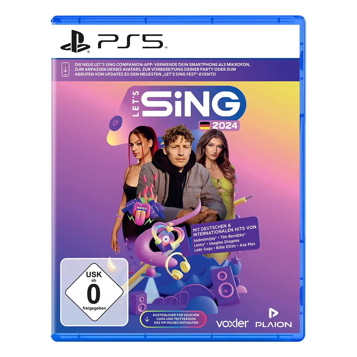 Let's Sing 2024 German Version (PS5) Cover Let's Sing 2024 German Version (PS5) Cover