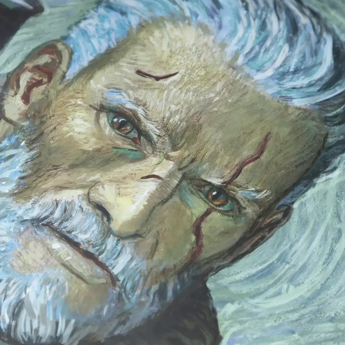 The Witcher Art Print „GERALT VAN GOGH ART“