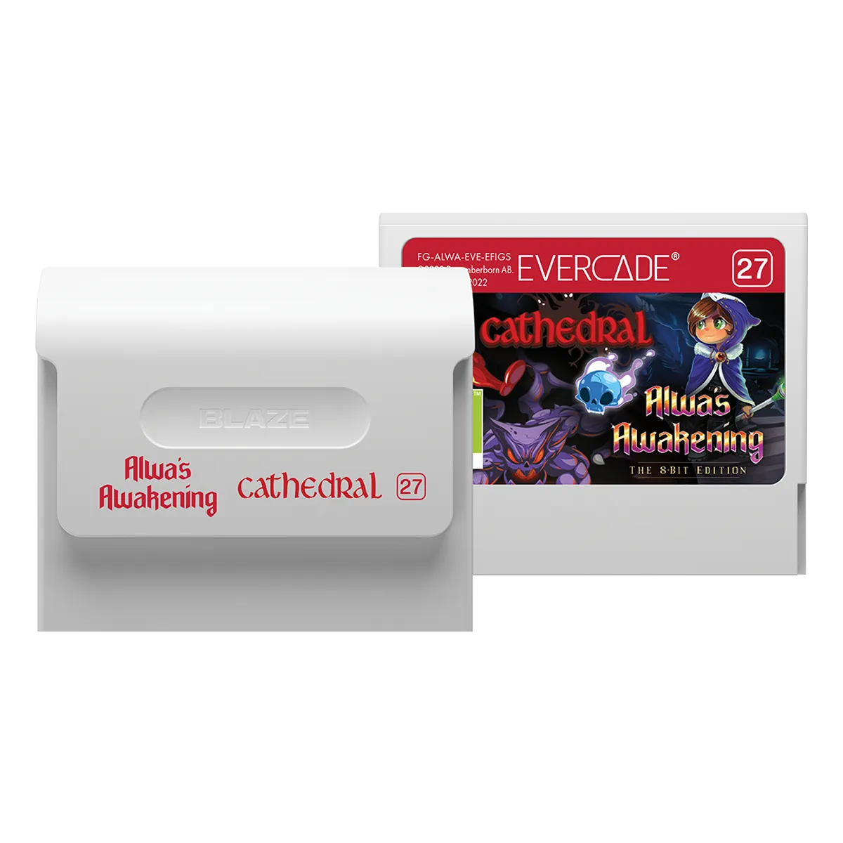 Blaze Evercade Alwa's/Cathedral Cartridge 27 - Red Collection Image 2