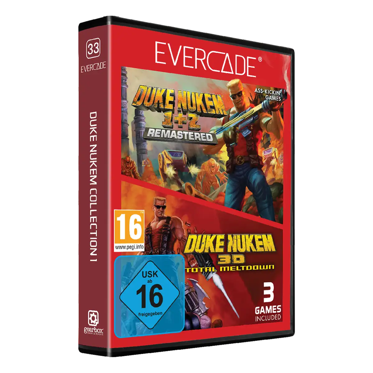Blaze Evercade Duke Nukem Collection 1 Cartridge Cover Blaze Evercade Duke Nukem Collection 1 Cartridge Cover