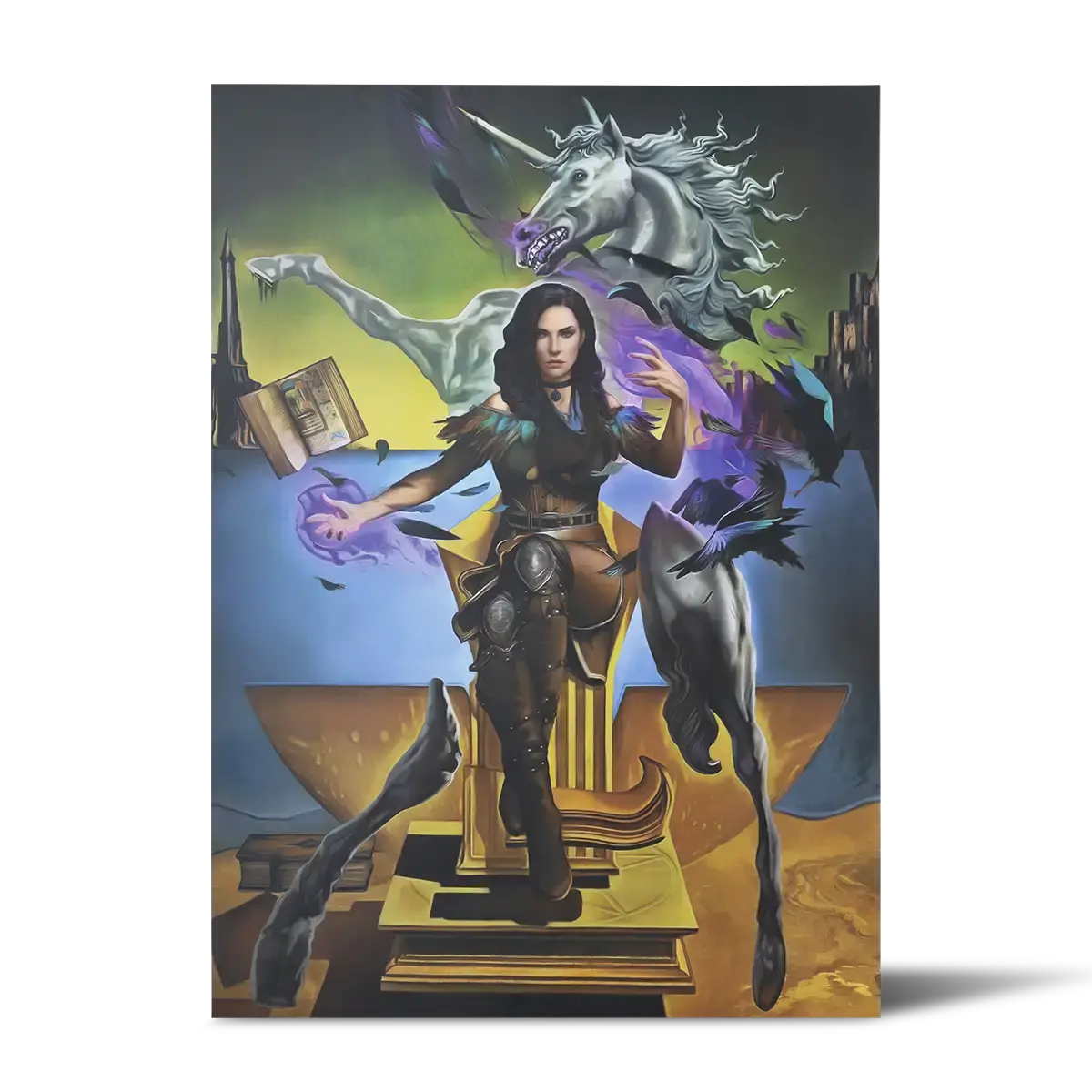 The Witcher Art Print „YENNEFER DALÍ“