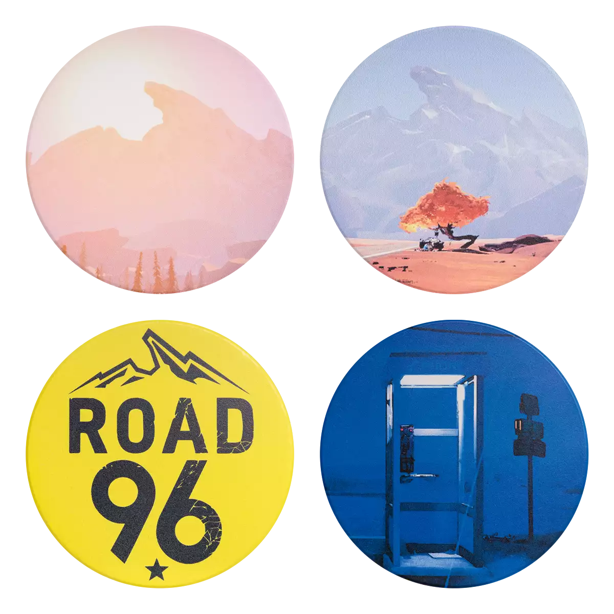 Road 96 Coaster Set "Sceneries" Cover Road 96 Coaster Set "Sceneries" Cover