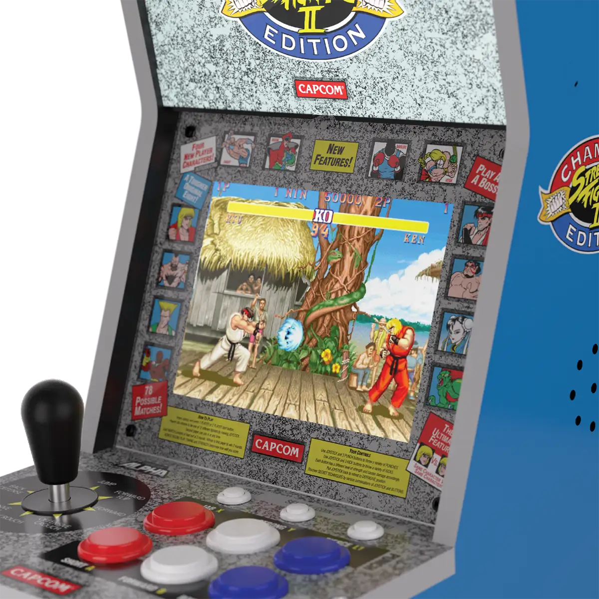 Blaze Evercade Alpha Street Fighter Bartop Arcade Image 15