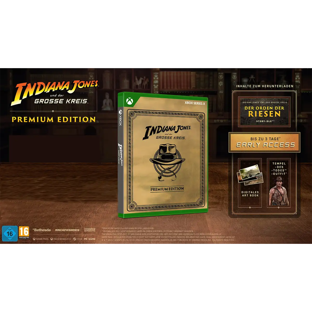 Indiana Jones und der Große Kreis Premium Edition (XSRX) (PEGI) Indiana Jones und der Große Kreis Premium Edition (XSRX) (PEGI)