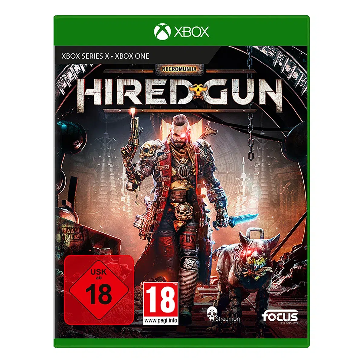 Necromunda: Hired Gun (Xbox One / Xbox Series X) Cover
