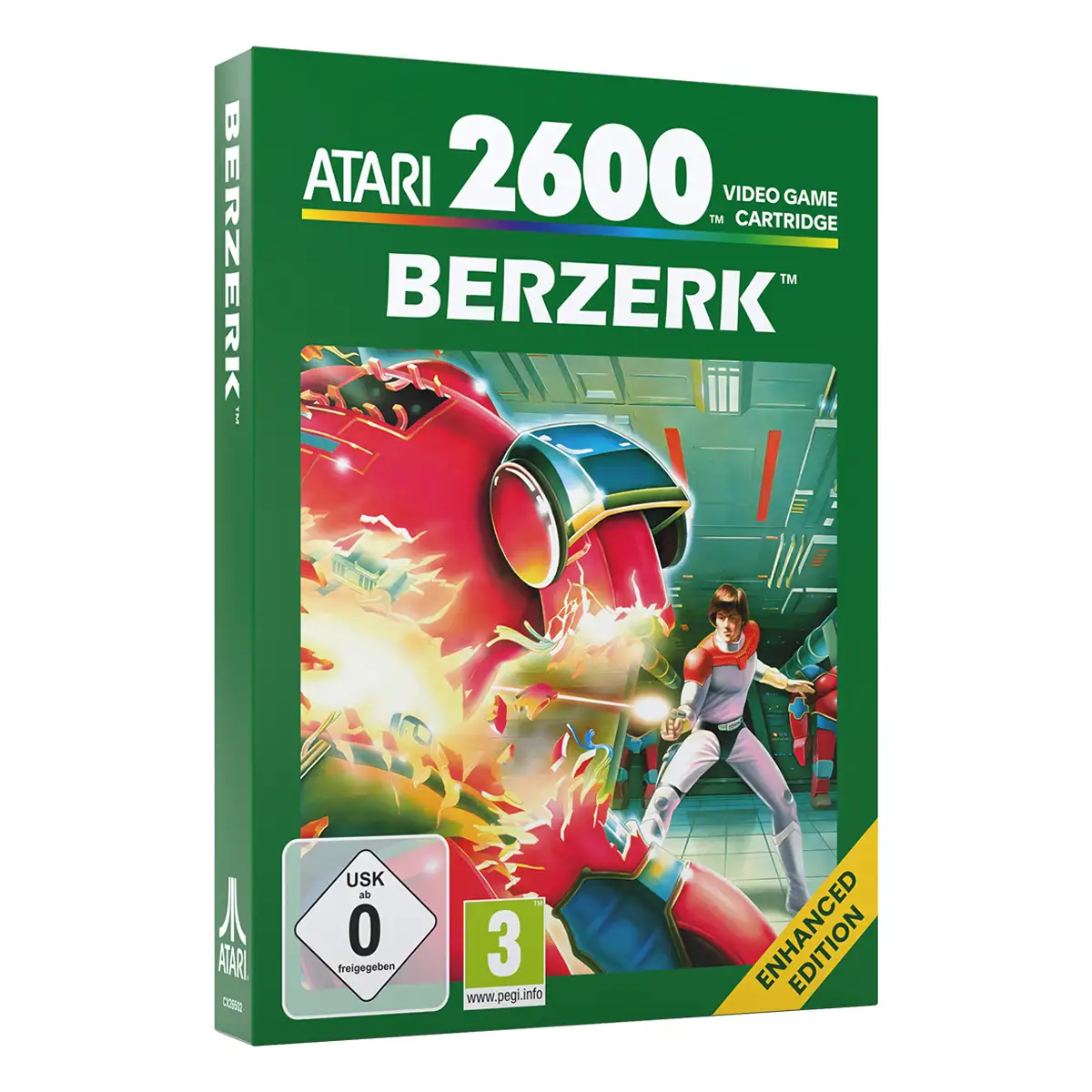 Berzerk Enhanced Edition (Atari 2600+ Cartridge) Cover Berzerk Enhanced Edition (Atari 2600+ Cartridge) Cover