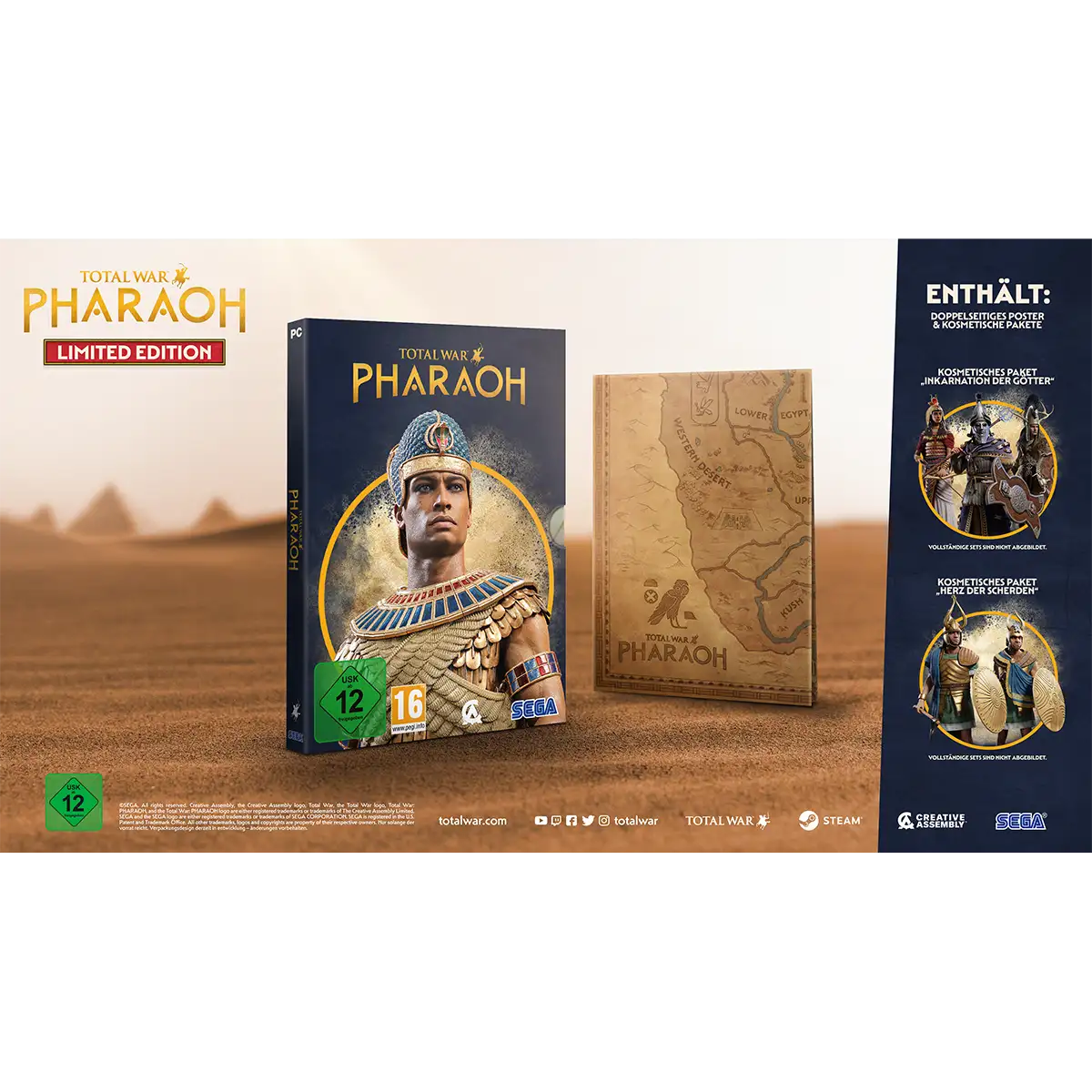 Total War: Pharaoh Limited Edition (Code in a Box) (PC) Image 3