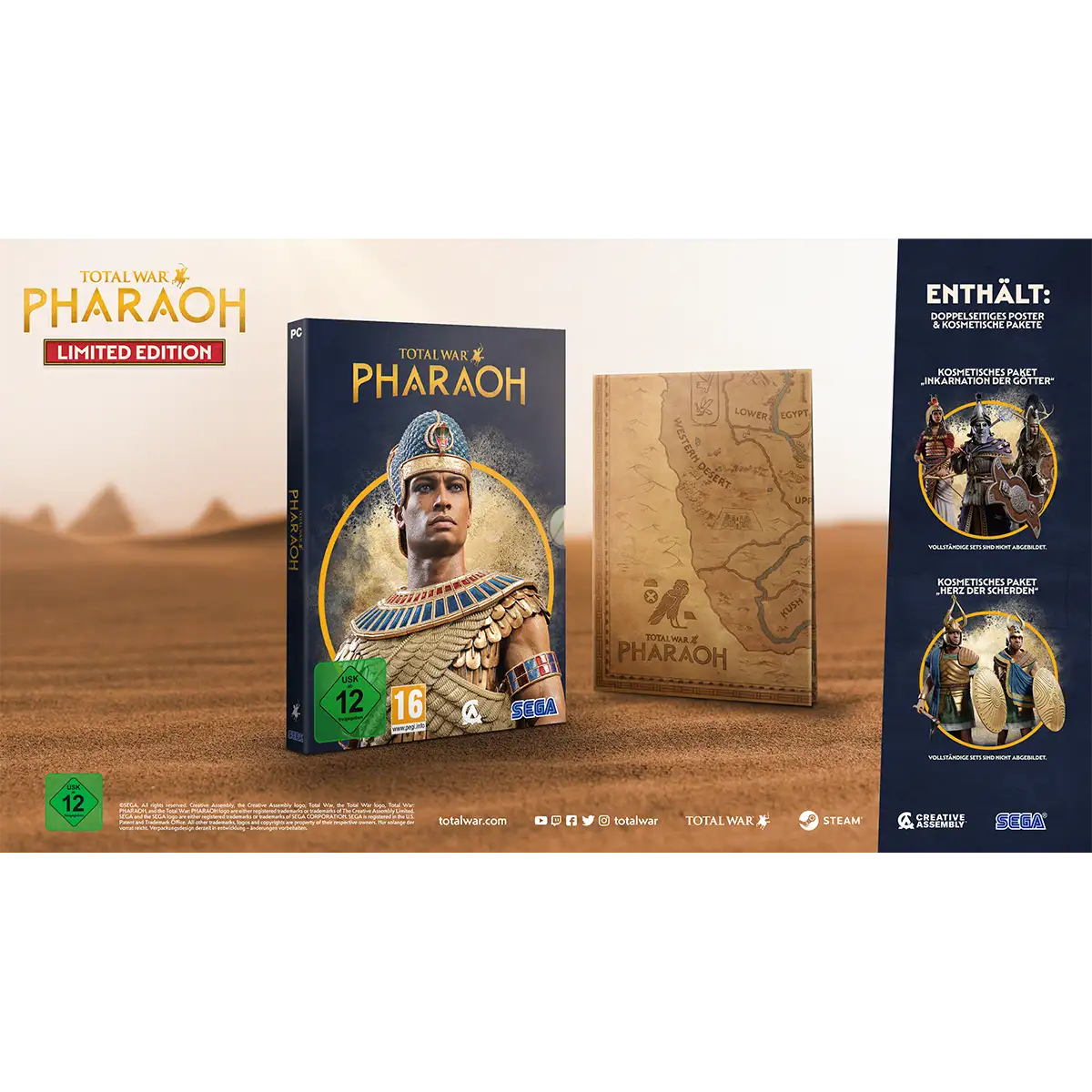 Total War: Pharaoh Limited Edition (Code in a Box) (PC) Total War: Pharaoh Limited Edition (Code in a Box) (PC)