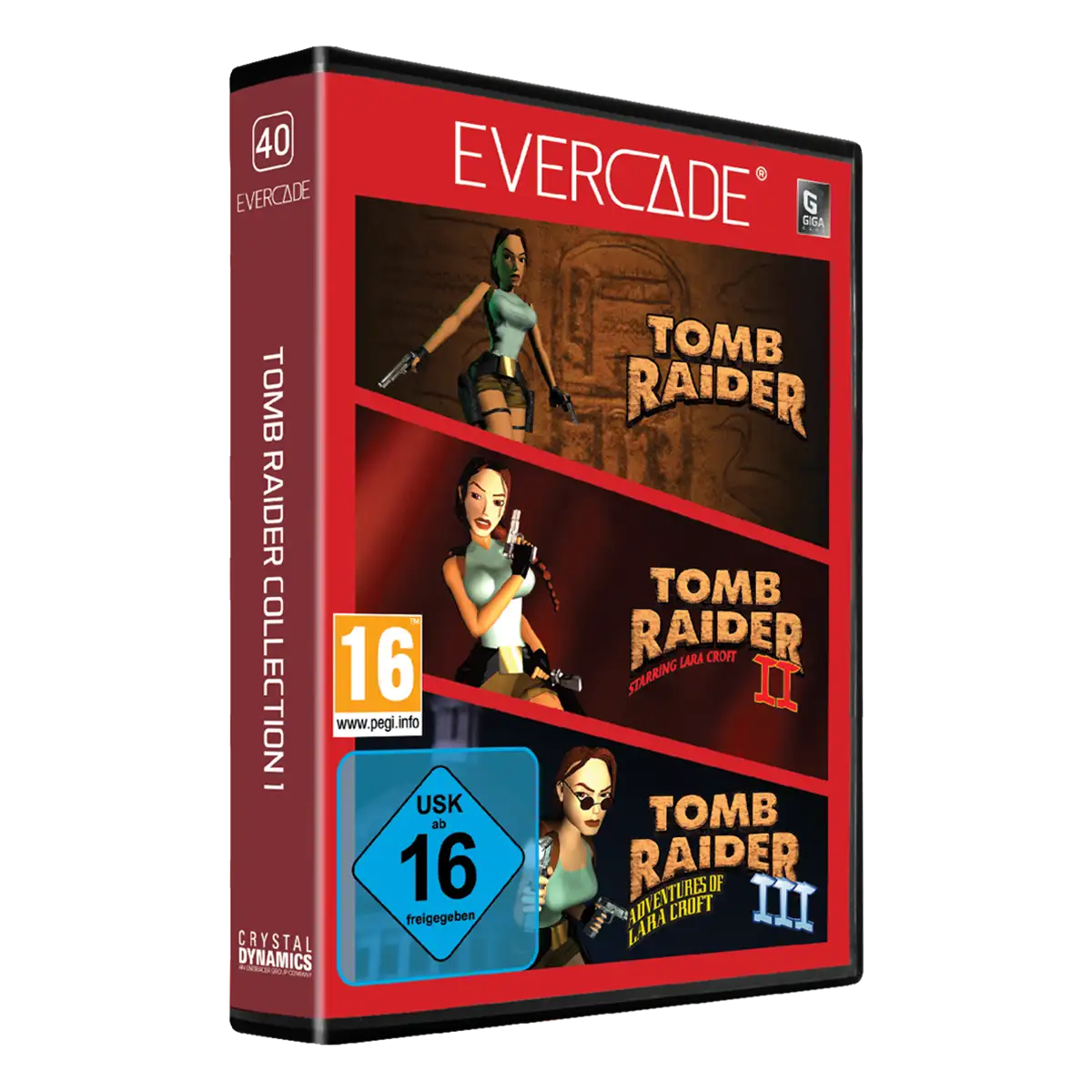Blaze Evercade Tomb Raider Collection 1 Cartridge Cover Blaze Evercade Tomb Raider Collection 1 Cartridge Cover