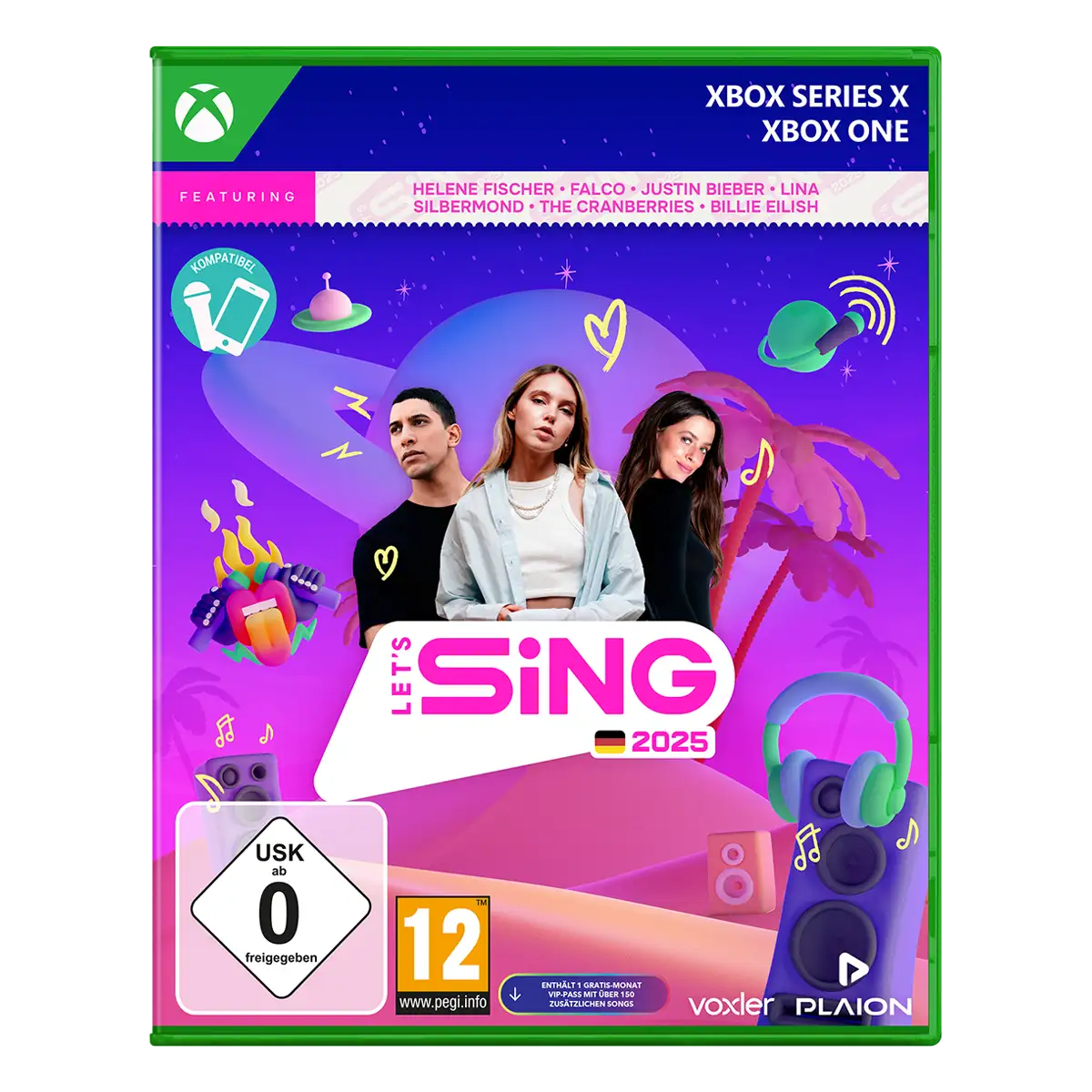 Let's Sing 2025 German Version (XONE/XSRX) Cover Let's Sing 2025 German Version (XONE/XSRX) Cover