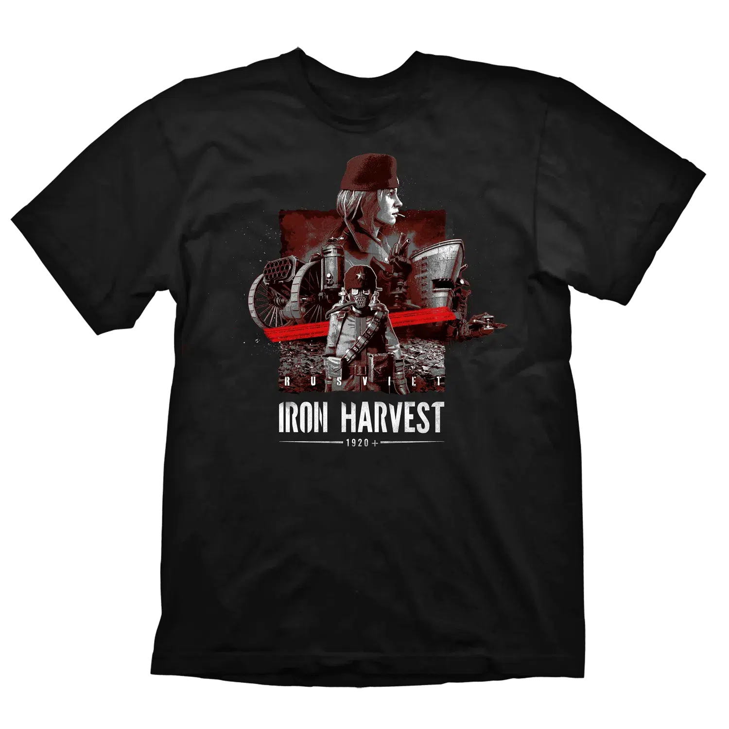 IRON_HARVEST_T-SHIRT_RUSVIET_0018 Iron Harvest T-Shirt "Rusviet" Black XL Cover