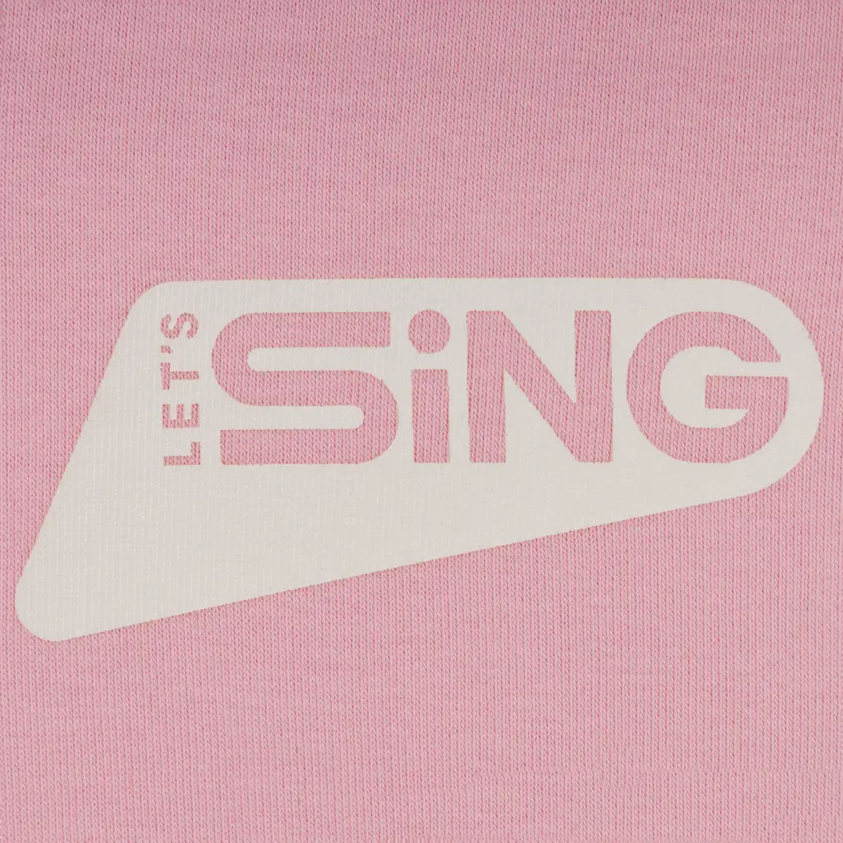Let's Sing 2024 Hoodie Logo Cotton Pink L Image 4