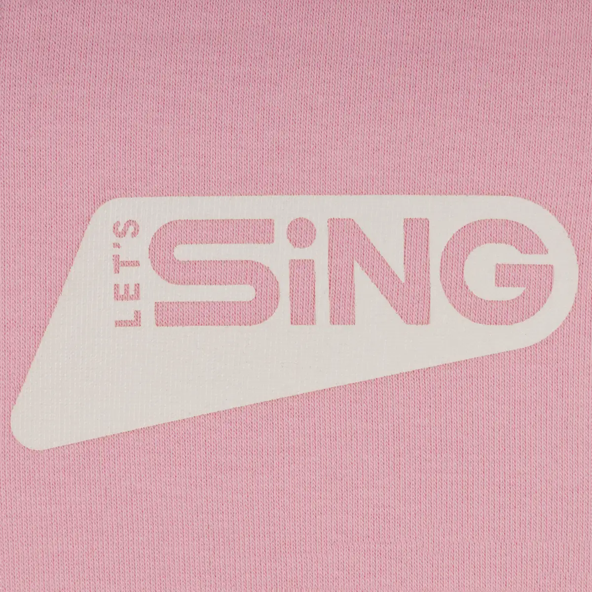 Let's Sing 2024 Hoodie Logo Cotton Pink M Let's Sing 2024 Hoodie Logo Cotton Pink M